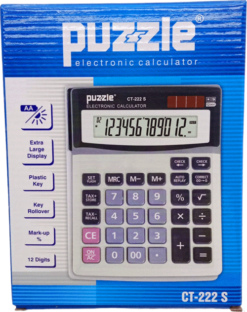 12 HANELİ HESAP MAKİNESİ CT-222S 