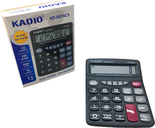12 HANELİ HESAP MAKİNESİ KD-8876CS 