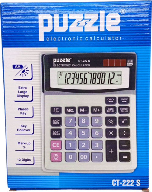 12 HANELİ HESAP MAKİNESİ PZ-382 