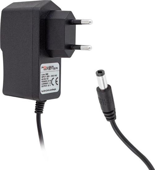 12 VOLT - 1 AMPER PRİZ TİPİ PLASTİK ADAPTÖR 5.5*2.5 UÇ 