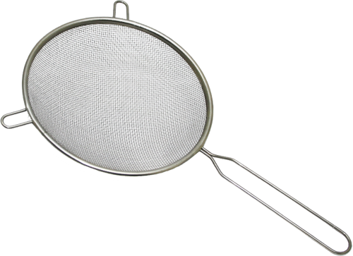 14CM TEL SÜZGEÇ METAL SAPLI KULAKLI 