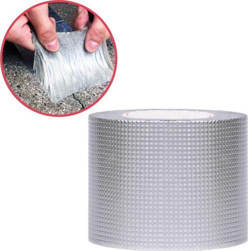 2 Mt Yüksek Sıcaklık Dayanan Su Geçirmez Çatı Duvar Çatlak Onarıcı Yapışkan Bant Folyo 10 Cm