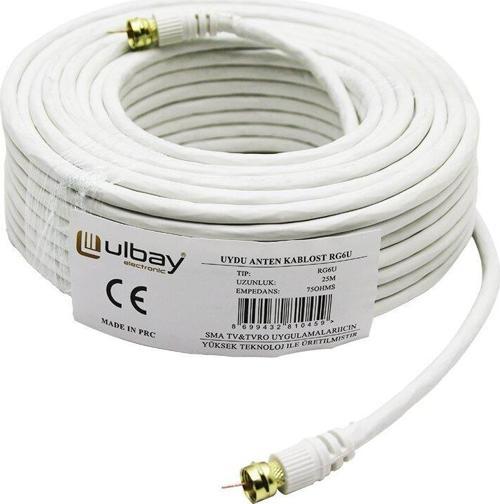 25 METRE RG6U UYDU ANTEN KABLOSU 