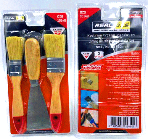3 ADET  SPATULA50MM- KESTİRME FIRÇANO-1-1.5SETİ 