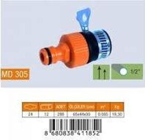 3/4 OTOMATİK BATARYA ADAPTÖRÜ KELEPÇELİ 