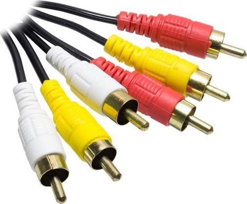 3 RCA + 3 RCA 1.5 METRE STANDART RCA KABLO POŞETLİ 