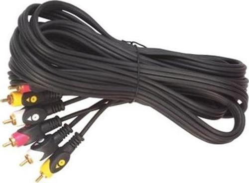 3 RCA + 3 RCA 5 METRE KALIN KABLO 