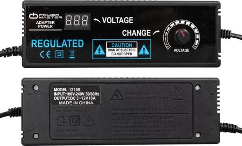 3 VOLT - 12 VOLT - 10 AMPER 5.5*2.5 UÇLU KADEMELİ ADAPTÖR 