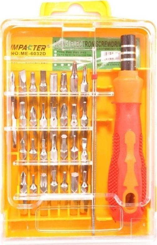 32 Parça Cep Telefonu Pc Tablet Mini Tornavida Seti Tamir Takımı 