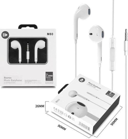 3.5 MM JACKLI MİKROFONLU 1.2 METRE KABLOLU KULAKLIK 