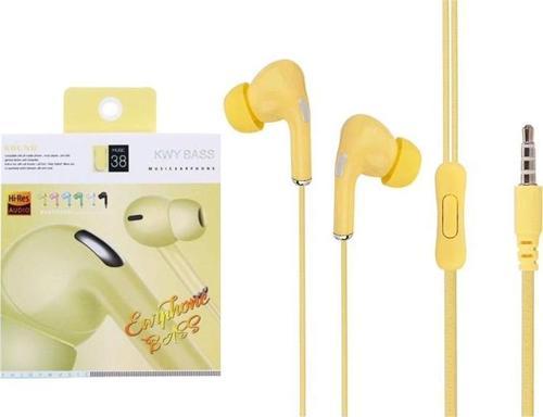 3.5 MM JACKLI MİKROFONLU KULAKİÇİ KULAKLIK 