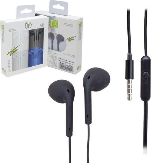 3.5 MM JACKLI SİYAH KULAKİÇİ MİKROFONLU KULAKLIK 