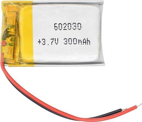 3.7 VOLT 300 MAH LI-ION 602030 LITYUM CİKLET POLİMER PİL 