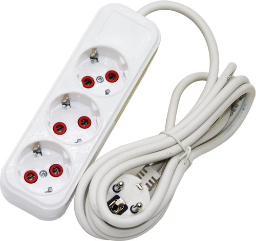 3LÜ 5MT UZATMA KABLO GRUP PRİZ