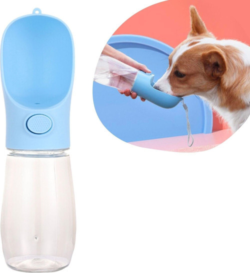 450 ml Taşınabilir Butonlu Evcil Hayvan Suluğu