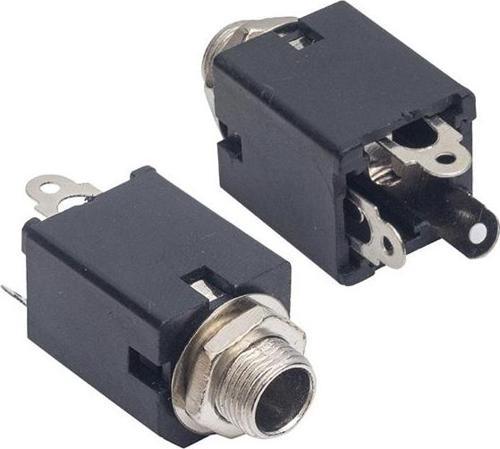 6.3 MM GİTAR JACK ŞASE STEREO DİK 