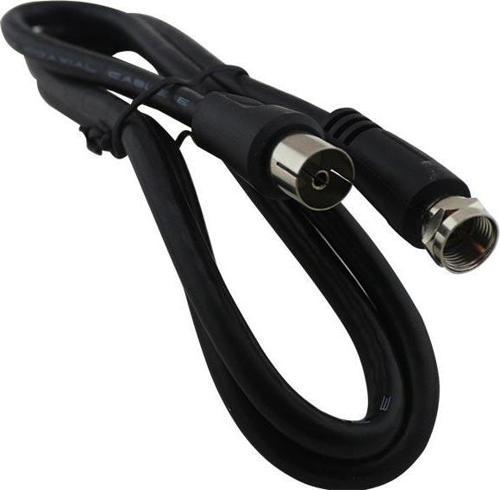 60 OHM DİŞİ / F ERKEK KABLO 1.2 METRE KABLO 