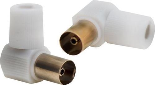 60 OHM L DİŞİ BEYAZ ANTEN FİŞİ 