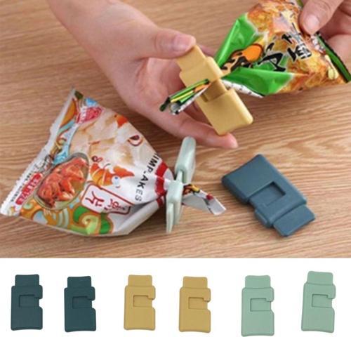 6&amp;apos;lı Hava Sızdırmaz Poşet Torba Ambalaj Ve Paket Kıstırmalı Kapatma Klipsi 