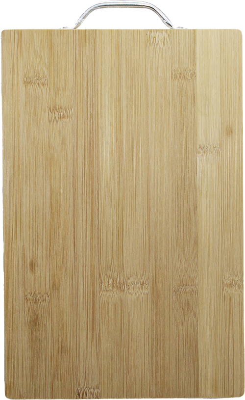 AHŞAP BAMBU KESİM PANOSU METAL KULPLU 20X30X1.7CM 