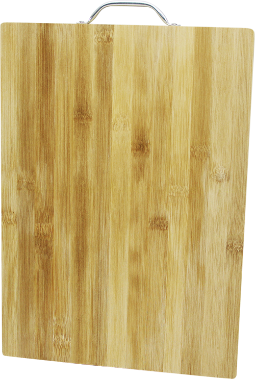 AHŞAP BAMBU KESİM PANOSU METAL KULPLU 26X36X1.7CM