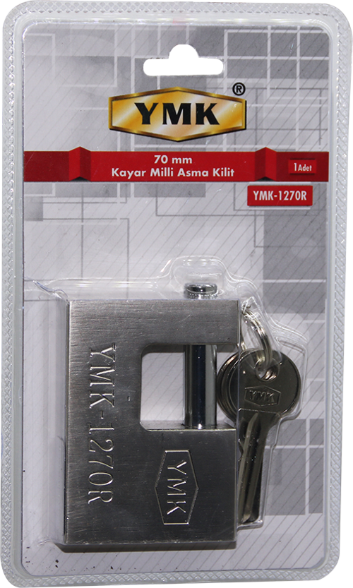 70MM GRİ KAYAR MİLLİ ASMA KİLİT 