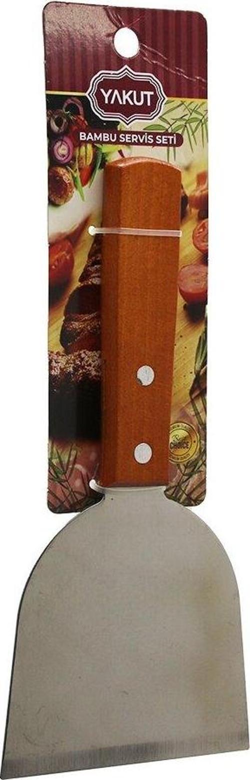 AHŞAP SAPLI DÜZ SPATULA 