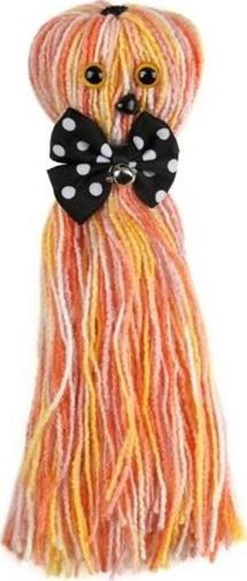 Ahtapot Şekilli Zilli Ve İpli Rengarenk Püsküllü Sevimli Kedi Oyuncağı 