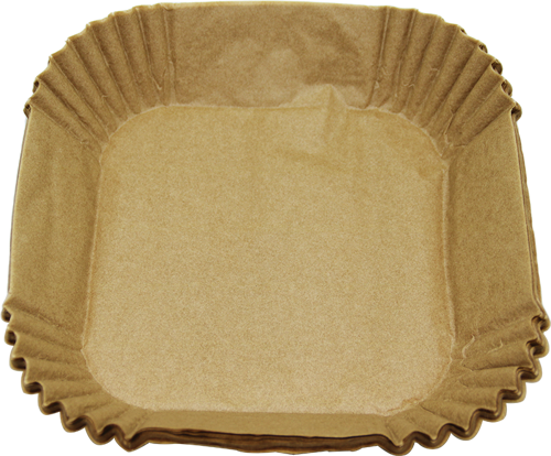 AİR FRYER 50 ADET  KARE - 16X4.5CM KAĞIT PİŞİRME KALIBI 