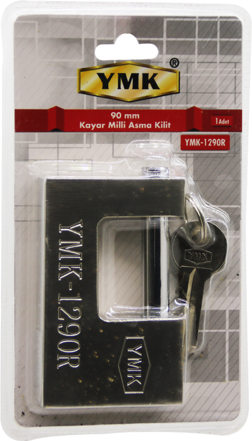 90MM GRİ KAYAR MİLLİ ASMA KİLİT