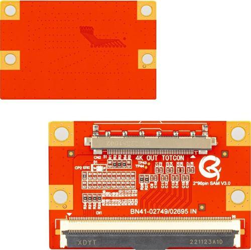 96 PIN- 51 PIN SAMSUNG Q T-CON FLEXI ÇEVİRİCİ BOARD 