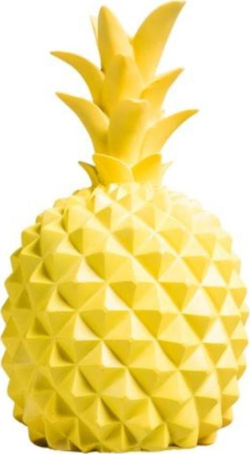 Ananas Şeklinde Desenli Büyük Boy Pilli Masa ve Gece Lambası 