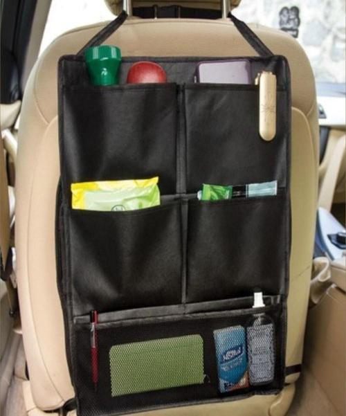 Araç içi Koltuk Arkası Düzenleyici Çanta Fileli Cepli Eşya Organizer Araba 