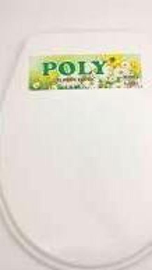 BEYAZ YUMUŞAK KLOZET KAPAK BÜYÜK PUF 