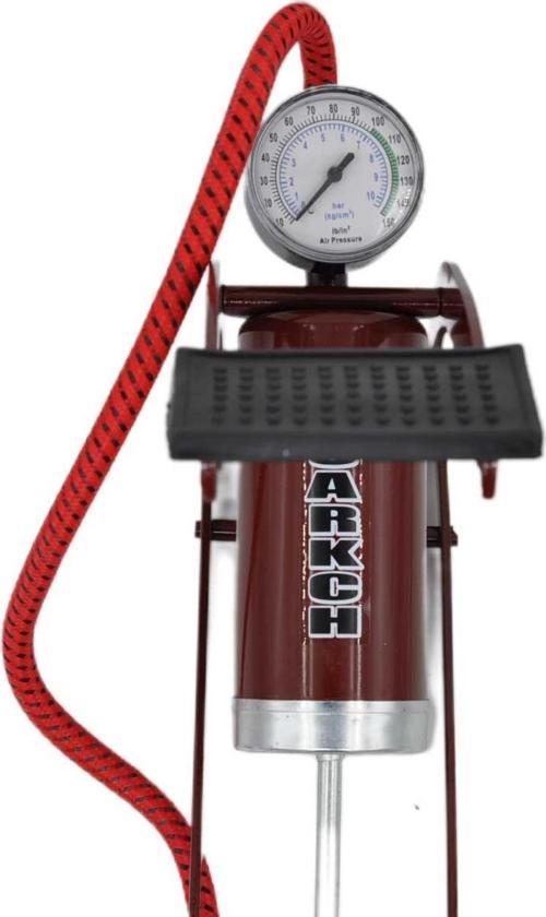 Basınç Göstergeli Ayak Pompası Araba Bisiklet Motor Lastik Pompası 