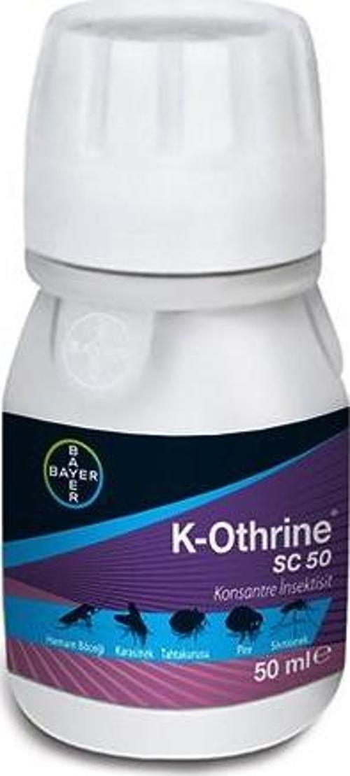 BAYER K-OTHRINE 50ML=KONSANTRE HAŞERE İLAÇ KOKUSUZ İNSEKTİSİT 