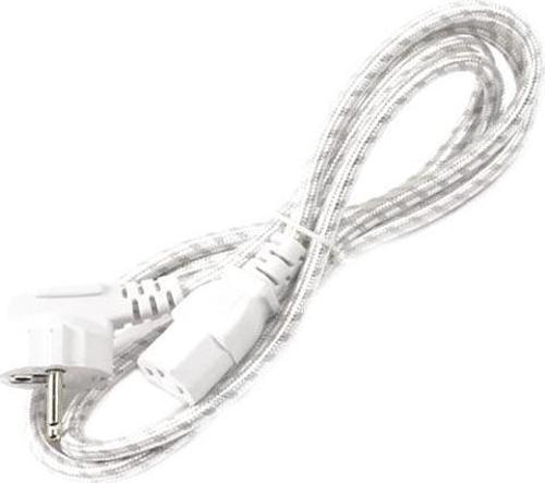 C7 POWER KABLO ÖRGÜLÜ BEYAZ 1.5MT 1. KALİTE 