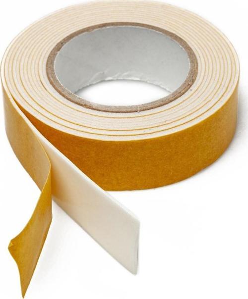 Çok Amaçlı Tüm Yüzeylerde Kullanıma Uygun Beyaz Çift Taraflı Köpük Sünger Montaj Bant 