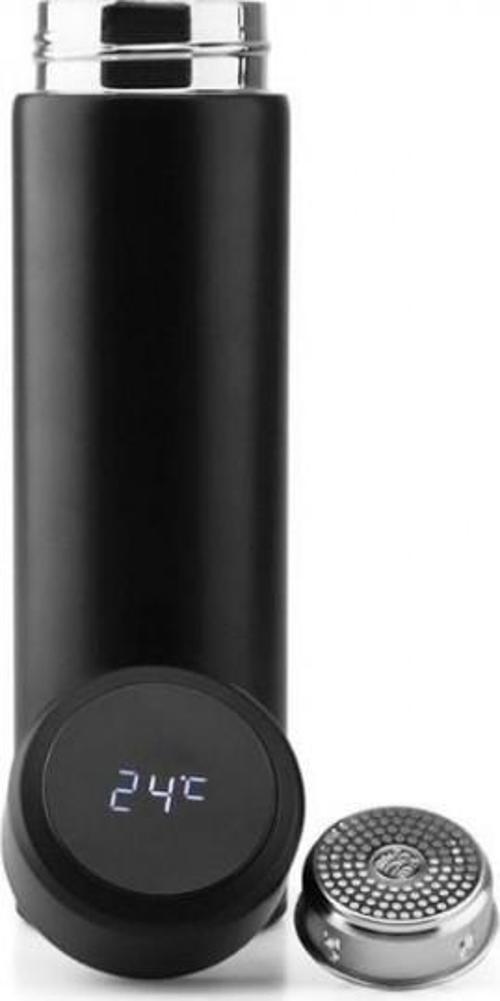 Dijital Sıcaklık Göstergeli Renkli Çelik Termos - 500 ML 