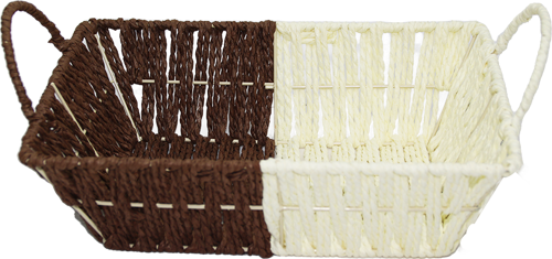 DİKDÖRTGEN HASIR EKMEK SEPETİ 