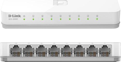 D-LINK DES-1008C 10/100 MBPS 8 PORT ETHERNET SWITCH 