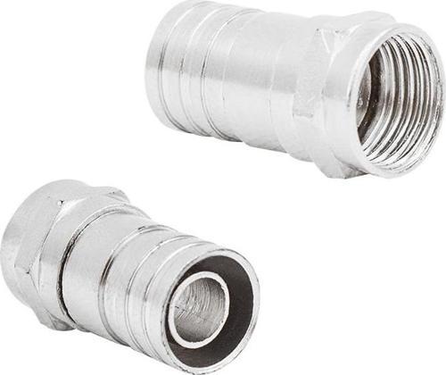 F KONNEKTÖR SIKMALI RG6 KISA TİP 
