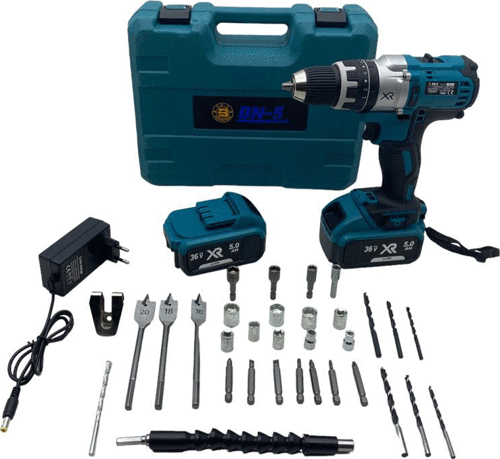 F-136 XR ST FULL 36W DARBELİ ŞARJLI MATKAP SETİ ÇANTALI 