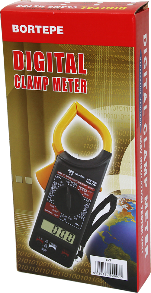 F-7 DIGITAL CLAMP METER DİJİTAL AMPER METRE - MULTİ METRE 