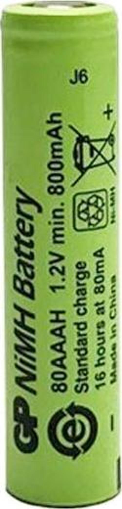80AAAH 1.2V 800MAH DÜZ KAFA ŞARJLI AAA İNCE KALEM PİL