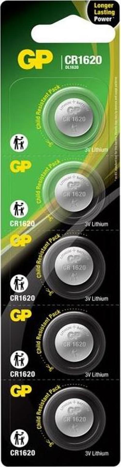 CR1620 3V LİTYUM PİL 5Lİ PAKET