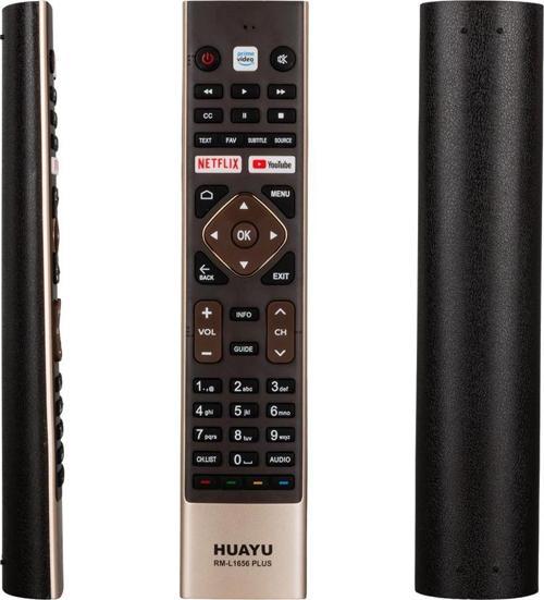 HAIER RM-L1656 PLUS NETFLIX-YOUTUBE TUŞLU LCD LED TV KUMANDA 