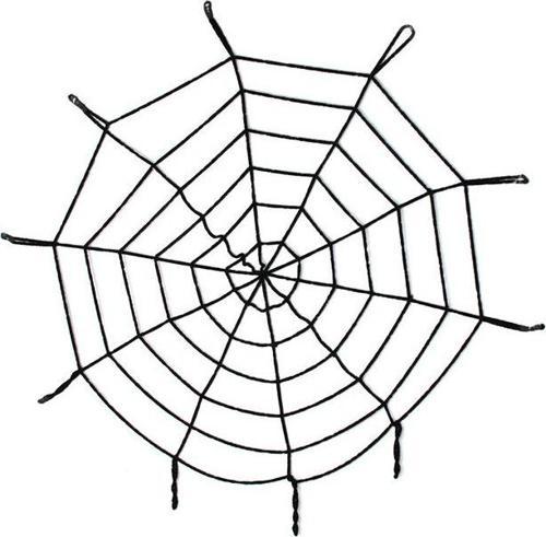 Halloween Cadılar Bayramı Örümcek Ağ Dekor Siyah 1.5 Metre 