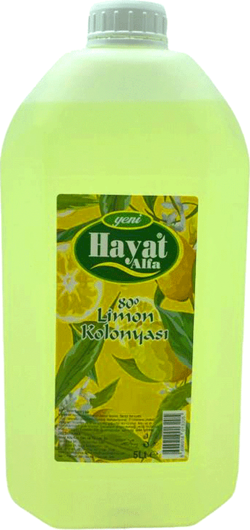 HAYAT 5LT LİMON KOLONYA BİDON 