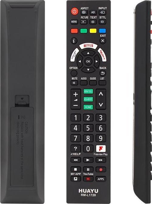HUAYU KL RM-L1720 PANASONIC NETFLIX-YOUTUBE TUŞLU LCD-LED TV KUMANDA SMART TÜM MODELLER 